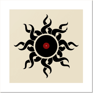 Vinyl Record Tribal Design Posters and Art